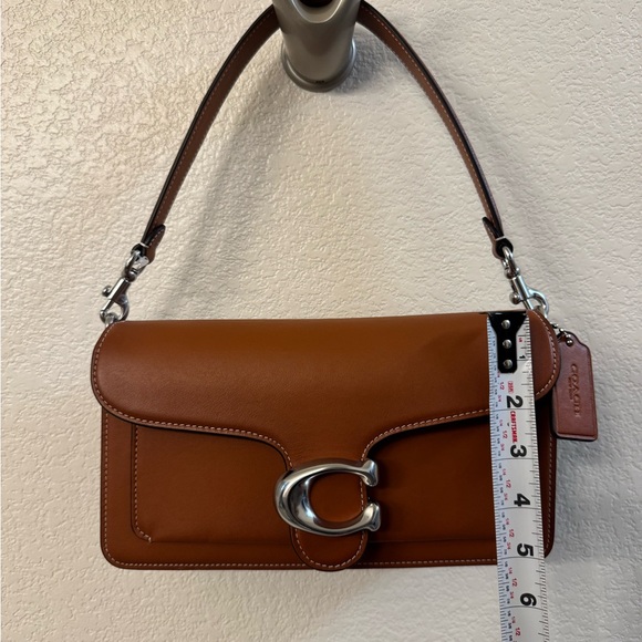 Coach Burnished Amber Brown Tabby 26 Shoulder Bag with Silver Accents - Picture 2 of 4
